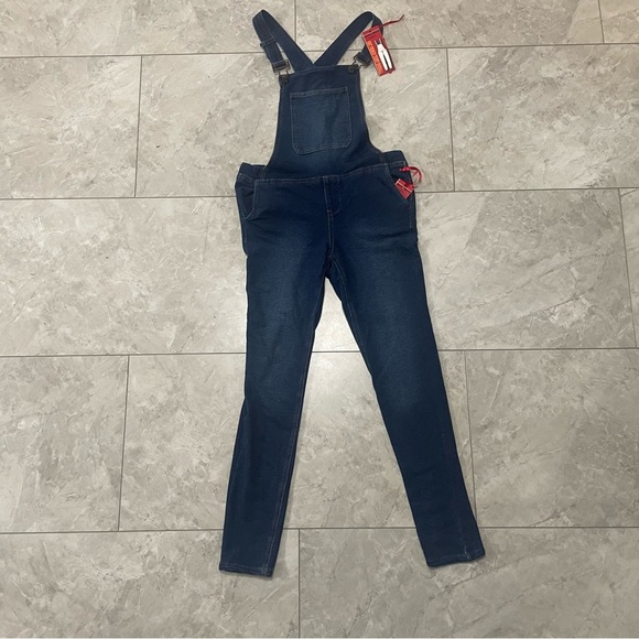 NWT.Dark Blue Terry Overalls size Small. Anti-Blue by Blue Spice. Women’s - Picture 1 of 13